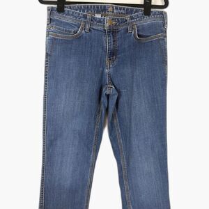 Carhartt Women’s Slim Fit Jeans Size 6R Blue Straight Denim Workwear